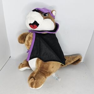 Buc-ee’s Halloween Vampire Dracula Costume Bucees Beaver 11" Plush Toy.  Plush